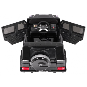 Auto na akumulator Mercedes AMG G65 dla dzieci Czarny + Lakierowany + Bagażnik + Światła Dźwięki